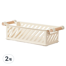 有把手家用書桌整理收納籃 BRP1253, 2個