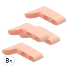 Luneon 簡約腳趾分隔器 膚色 2入, 8個