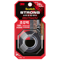 3M Scotch 超強力多用途泡棉雙面膠帶 粗糙表面用, 1個