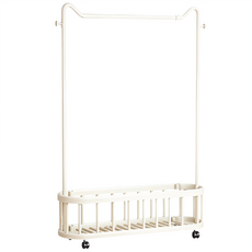 橡合杉 可移動貓耳單桿衣帽架 80cm, 白色