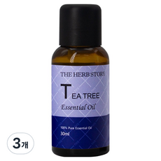 더허브스토리 에센셜 오일 티트리, 30ml, 3개