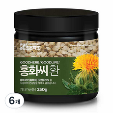 조은약초 홍화씨환, 250g, 6개