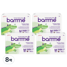 bamme 밤 기저귀 밴드형 중형, 중형(M), 240매