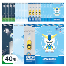 펜피아 1000 무선 남아용 종합장, 랜덤 발송, 40개