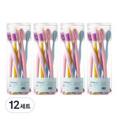 오픈스페이스 컬러 소프트 칫솔 혀클리너 컬러 4종 x 2p 세트, 12세트, 8개입