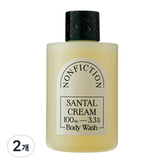 논픽션 상탈크림 바디워시, 100ml, 2개