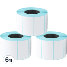 Khohimo 條碼打印機用感熱標籤紙 3W091 1250p, 6個