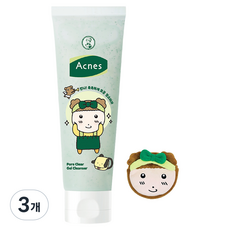 아크네스 모공 클리어 마루에디션 젤 클렌저, 125ml, 3개
