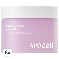 아로셀 콜라겐 글로우 젤 마스크, 6개, 1개입