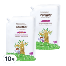 Eyevery Nature 嬰兒織物柔軟劑 Tiare 花香補充裝, 1.2L, 10個