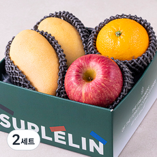 수플린 SWEET 혼합 과일 1.2kg 세트 2호, 2세트