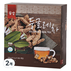 꽃샘 둥굴레차, 1.2g, 100개입, 2개