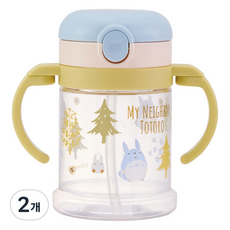 Skater 一觸式雙手吸管水壺 KSHW1N, 2個, 我的鄰居, 260ml