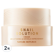 네이처리퍼블릭 스네일 솔루션 크림, 52ml, 2개