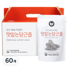 김재식헬스푸드 맛있는 당근즙, 100ml, 60개