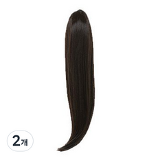 헤어커투어 소녀시대 포니클립 C컬 08VB 가발, 바닐라 브라운, 2개