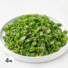 신신팜 국내산 청양 고추 슬라이스, 1kg, 4팩