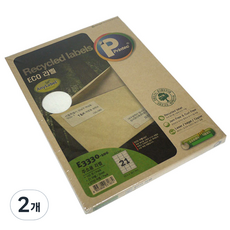 Printec Any 環保標籤紙 E3330-100, 21格, 200個