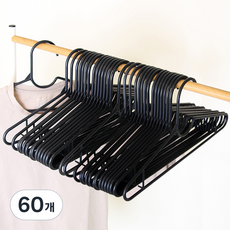 AllULiving 超輕量衣架, 黑色, 60個