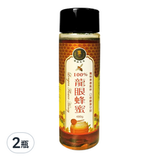 MR.JOHNSON 強森先生 100%龍眼蜂蜜, 獨特果香風味 口感醇厚甘甜, 480g, 480ml, 2瓶