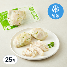 육식토끼 닭가슴살 청양고추맛 (냉동), 100g, 25개, 1개입