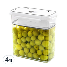 창신리빙 스카이락 밀폐용기 와이드 누름판 4호, 4개