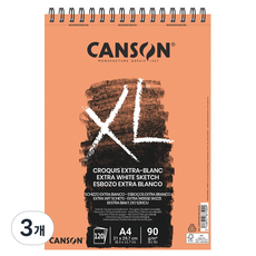 캔손 XL 엑스트라 화이트 90g, A4, 3개