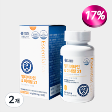 연세 멀티비타민 앤 미네랄 21 54g, 2개, 60정