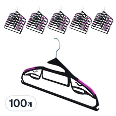 Im Home Living 多功能高級防滑旋轉衣架, 紫色, 100個