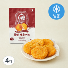 펀쿡 통살 새우까스 (냉동), 600g, 4개