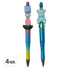 마커스스토어 볼펜꾸미기 DIY 키트 세트, 스카이베어, 4세트