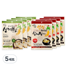 參雞湯原料 4p + 人參韓根參雞湯原料 4p 套裝, 5組