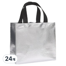 Maket Gamseong 黃金與銀色不織布袋 大型, 24個, 銀色