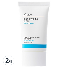 아토99 편백수 히알루론산 수분 선크림 SPF50+ PA++++, 2개, 50ml