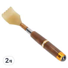 다온셀렉트 고급 지압 효자손, 브라운, 2개