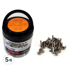 INNO TOOLS 家具用組裝螺絲 6 x 25 mm AB105, 5個
