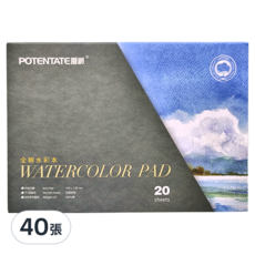 POTENTATE 遵爵 全棉水彩本 Z4920851 32K 300g 20張, 2組