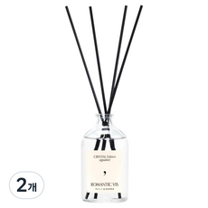 데일리콤마 크리스탈 에디션 디퓨저, 로맨틱비스, 100ml, 2개