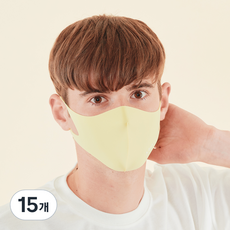 AIRGILL 可水洗立體口罩 M號, 有趣的檸檬, 15個