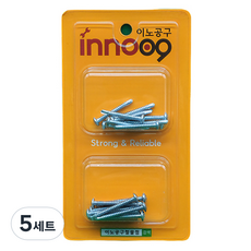 Innotime 白色圓頭自攻螺絲 2種 x 10入組 NIT229, 5套