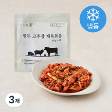 오늘차림 한돈 고추장 제육볶음 4개입 (냉동), 800g, 3개