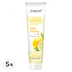 샤카트 페이스 바디 각질 제거 필링젤 레몬버베나향, 310ml, 5개