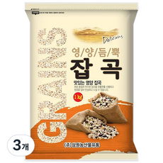 삼원농산 영양듬뿍 잡곡 쌀보리, 1kg, 1개, 3개