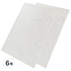 딩동펫 반려동물 논슬립 패드 특대형, 투명, 6개