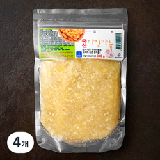 다진마늘, 500g, 4개