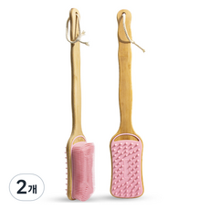 Taminayo 皇家多用途身體刷, 2個, 粉紅色, 1入