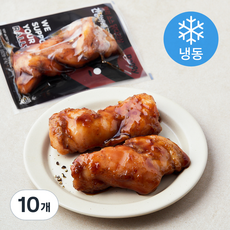 랠리 소스 닭다리살 간장바베큐맛 (냉동), 100g, 10개