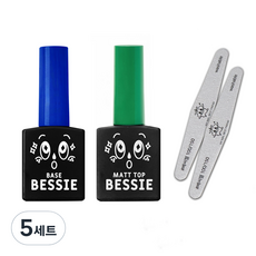 BESSIE 베이스젤 + 매트탑젤 + 지브라파일 2p 세트, 베이스젤, 매트탑젤, 지브라파일(100/150), 5세트