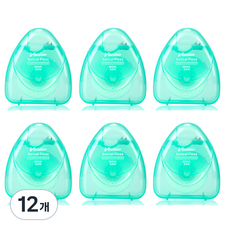 곰지홈 치간 치실 그린 50m, 12개, 1개입