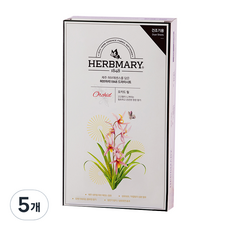 허브마리 드라이시트 섬유유연제 오키드힐, 5개, 40매